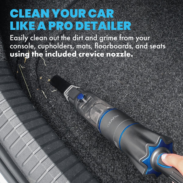 Bell & Howell Ruvio Pro Cordless 17'' Rechargeable Hand Vacuum For Home And Car & Reviews Wayfair